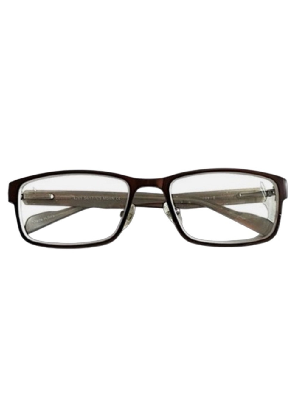 Helium Paris 4281 MBRN Brown Glasses Frames 54-17 135 Men Women Italy Designer